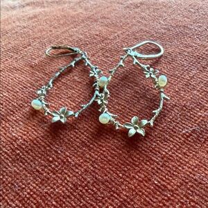 Elegant Sundance Catalog Floral Earrings